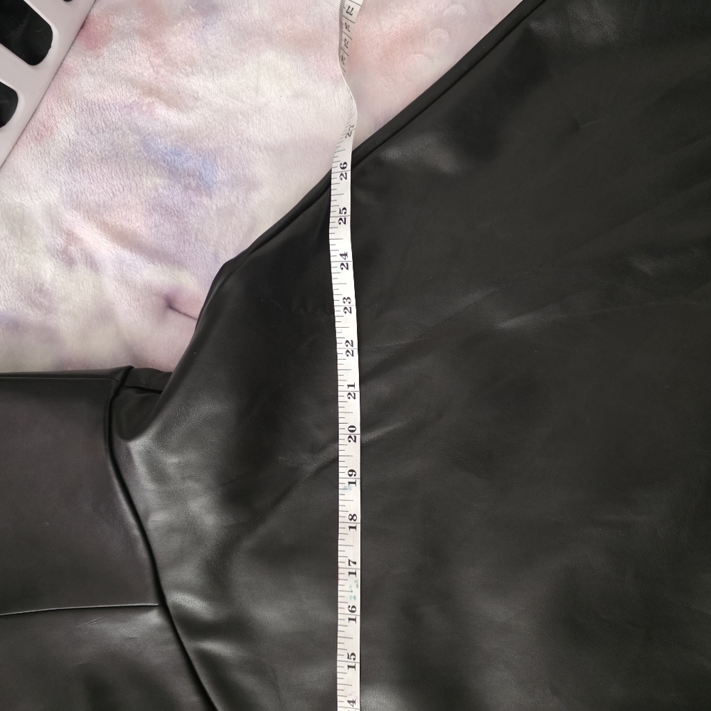 Blackmilk Black Faux Leather Corset Dress - Picture 5 of 6